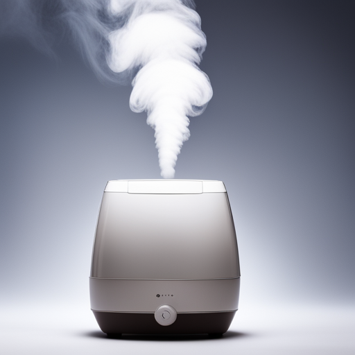흰 연기의 가습기