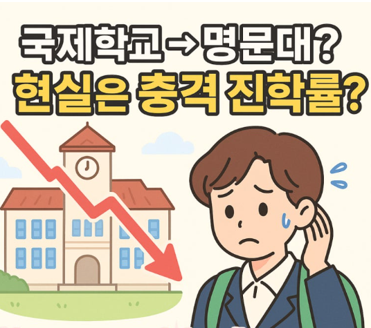 국제학교, 진학률, 비교, 썸네일