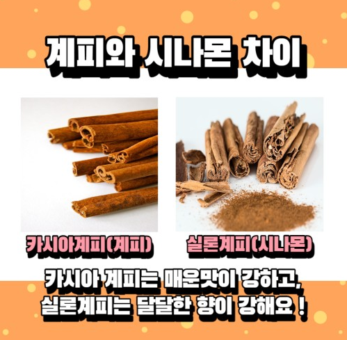 시나몬 계피 차이 시나몬 효능 시나몬 토스트 크런치