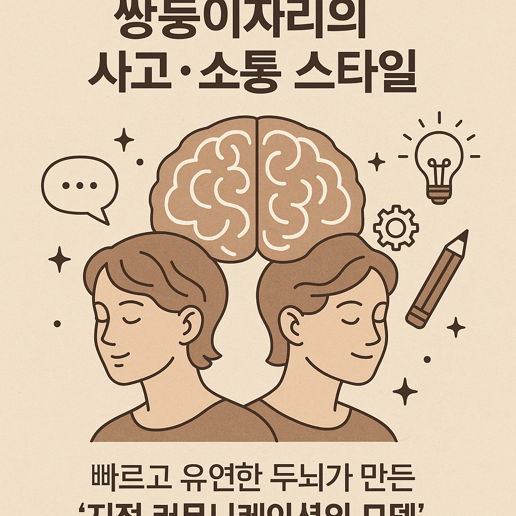 쌍둥이자리의 사고&middot;소통 스타일 &mdash; 빠르고 유연한 두뇌가 만든 &lsquo;지적 커뮤니케이션의 모델&rsquo;
