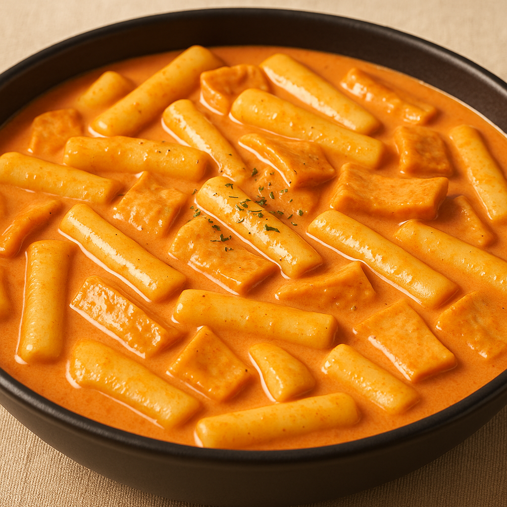 다이어트 중에도 OK, 두유 로제떡볶이