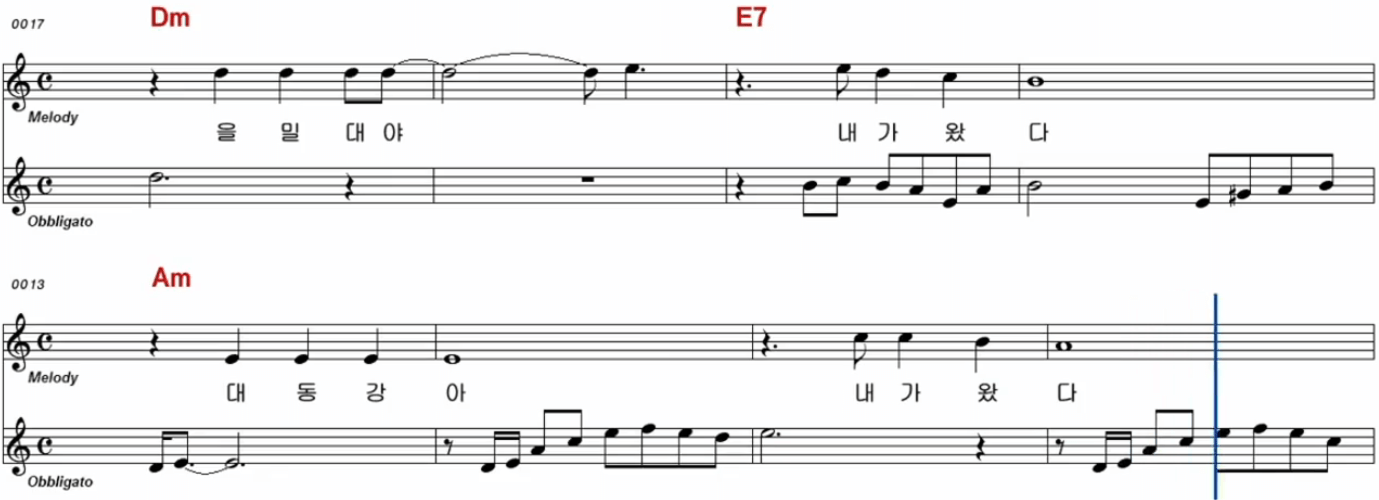 박진도(나훈아) 대동강 편지 악보