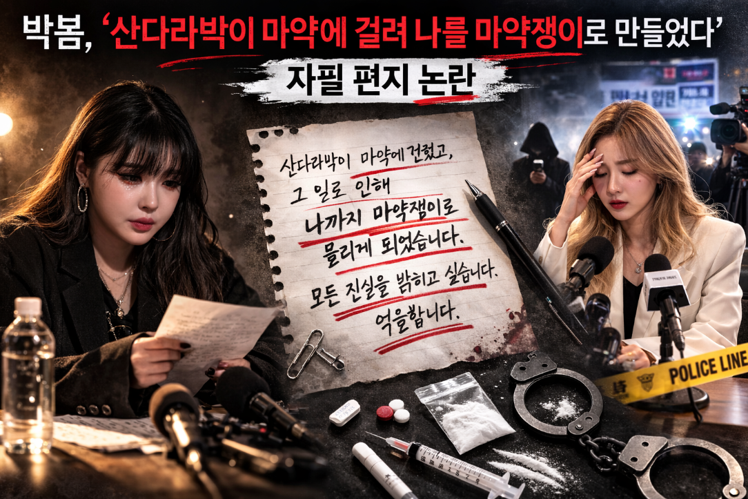 박봄 자필 편지 논란, 산다라박 마약 주장의 진실은?