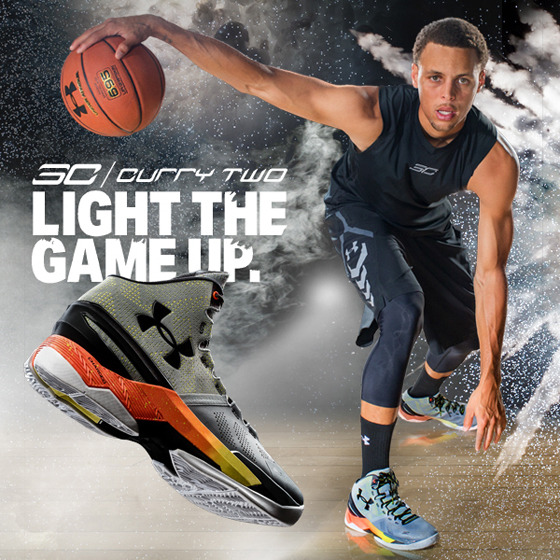언더아머의 커리 시리즈 커리2