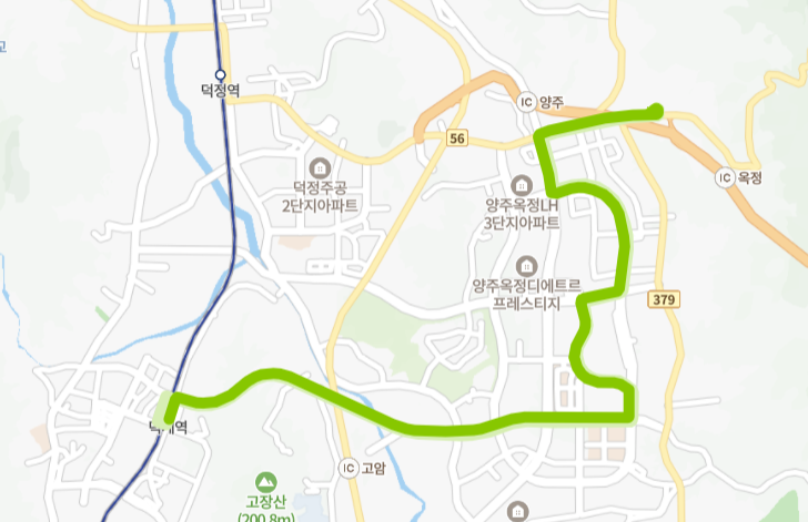 양주-700번-버스-노선-지도