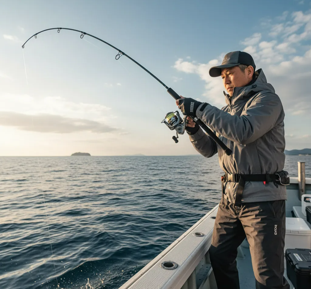 초경량 카본 로드와 앱 연동 전동릴 정보 설명 이미지