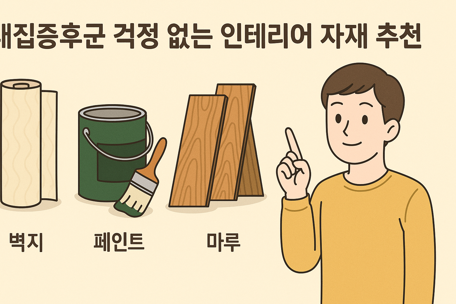 새집증후군 걱정 없는 인테리어 자재 추천