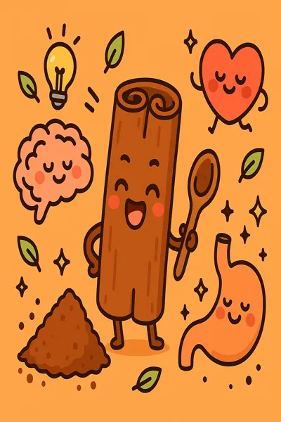 계피가루와 숟가락