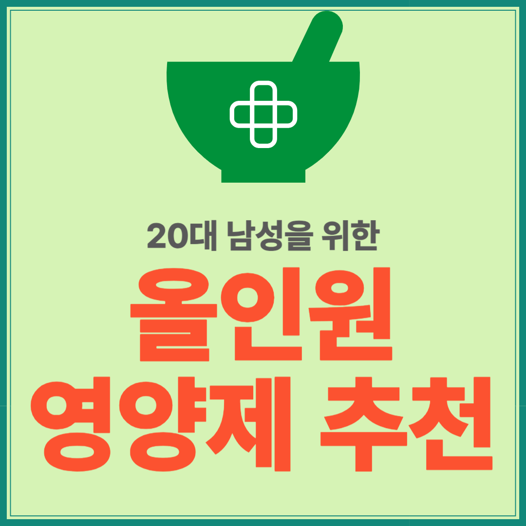 올인원 영양제 추천