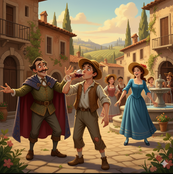 오페라 사랑의 묘약 관련 그림