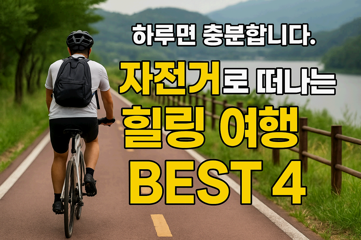 하루면 충분합니다. 자전거로 떠나는 힐링 여행 BEST 4