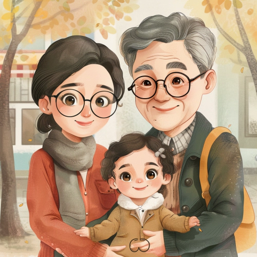 행복한-한국의-가정-일러스트