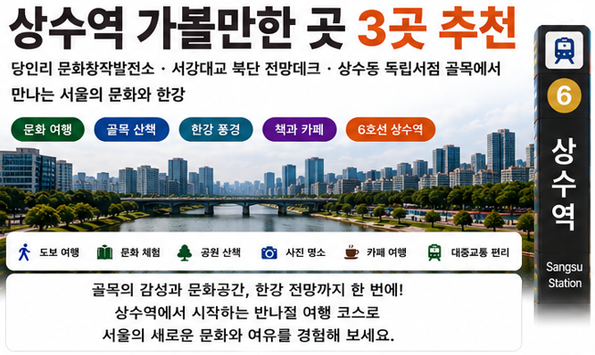 상수역 가볼만한곳 추천