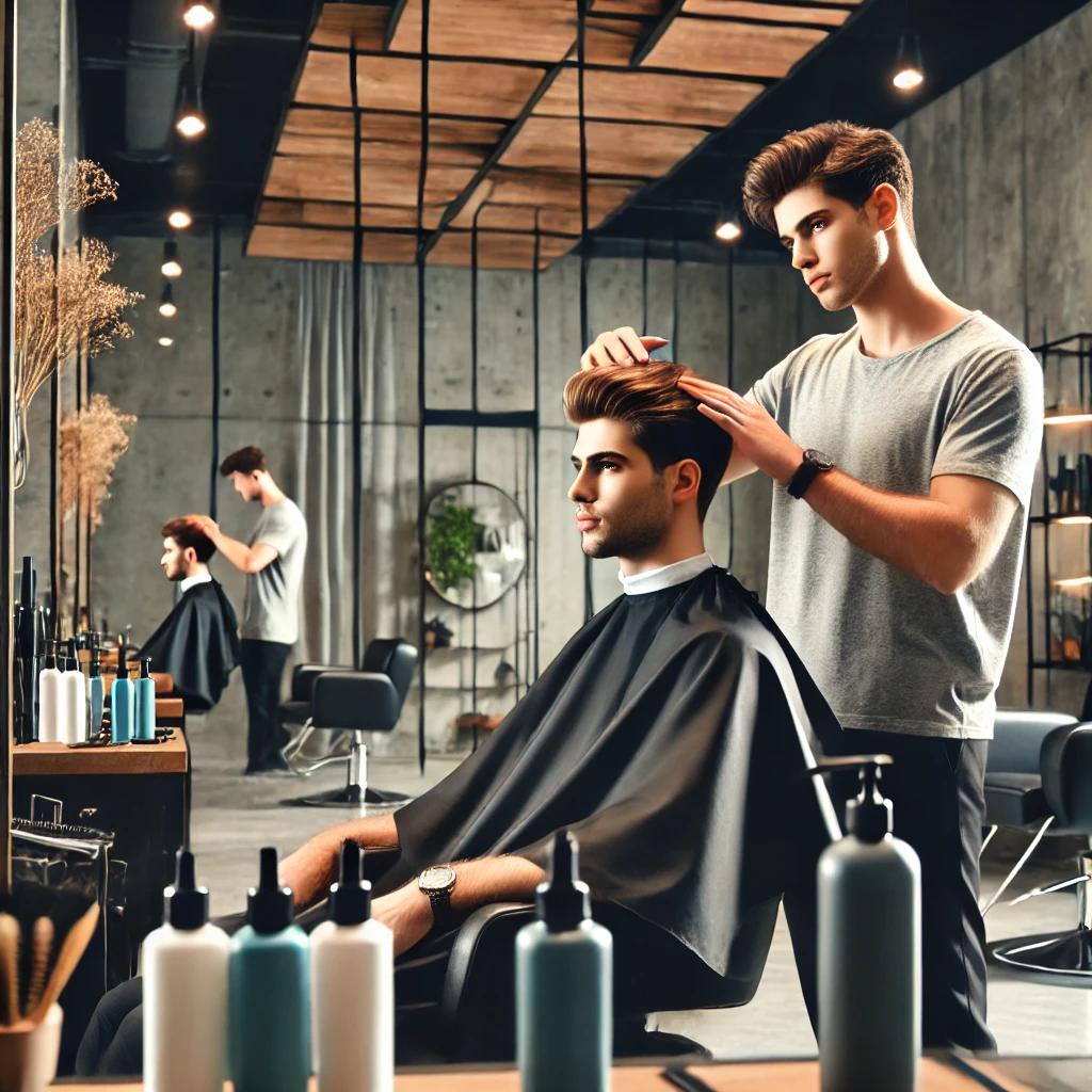 복정동 남자머리 비핸썸 미용실