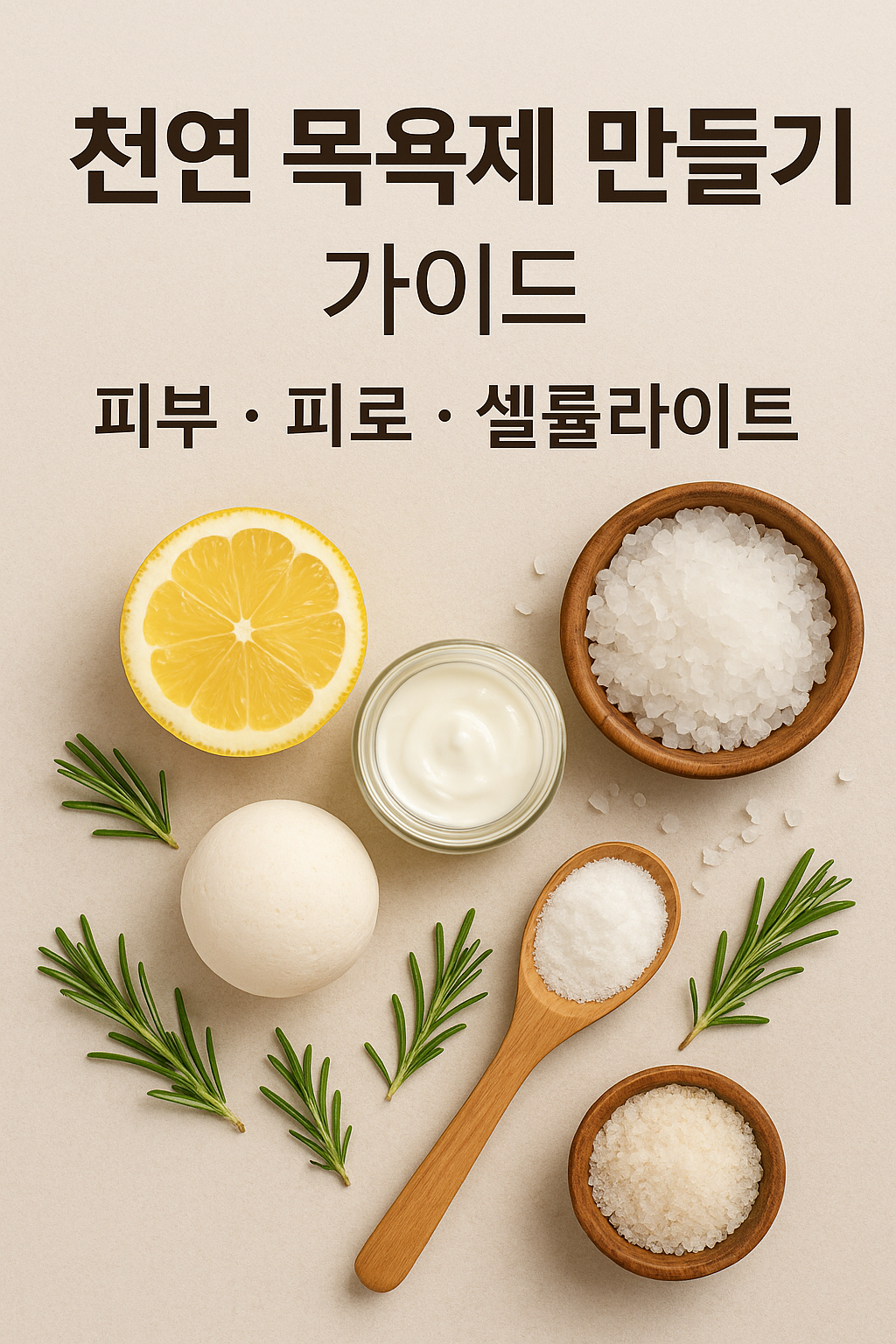 천연 목욕제 만들기