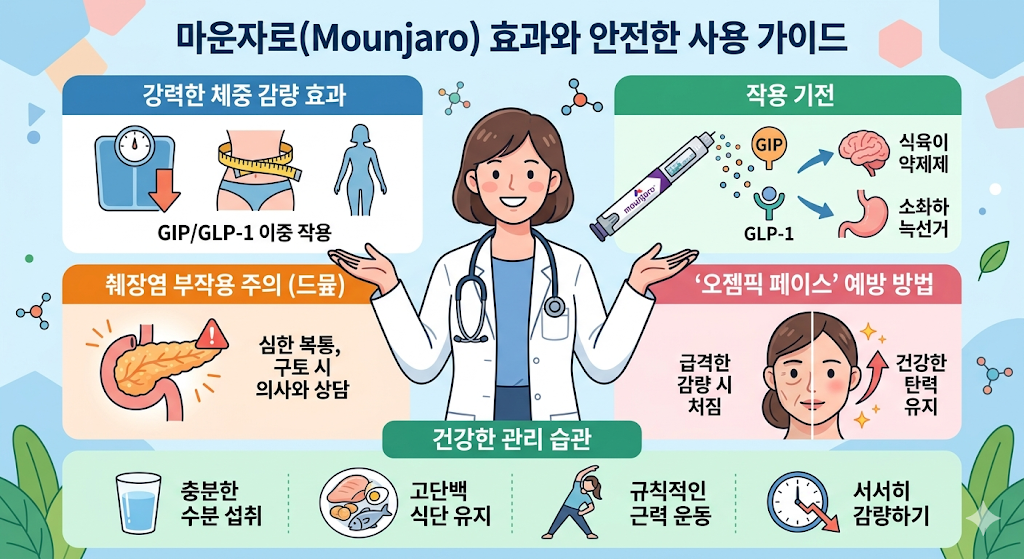 비만치료제 마운자로 효과와 부작용 관리 방법