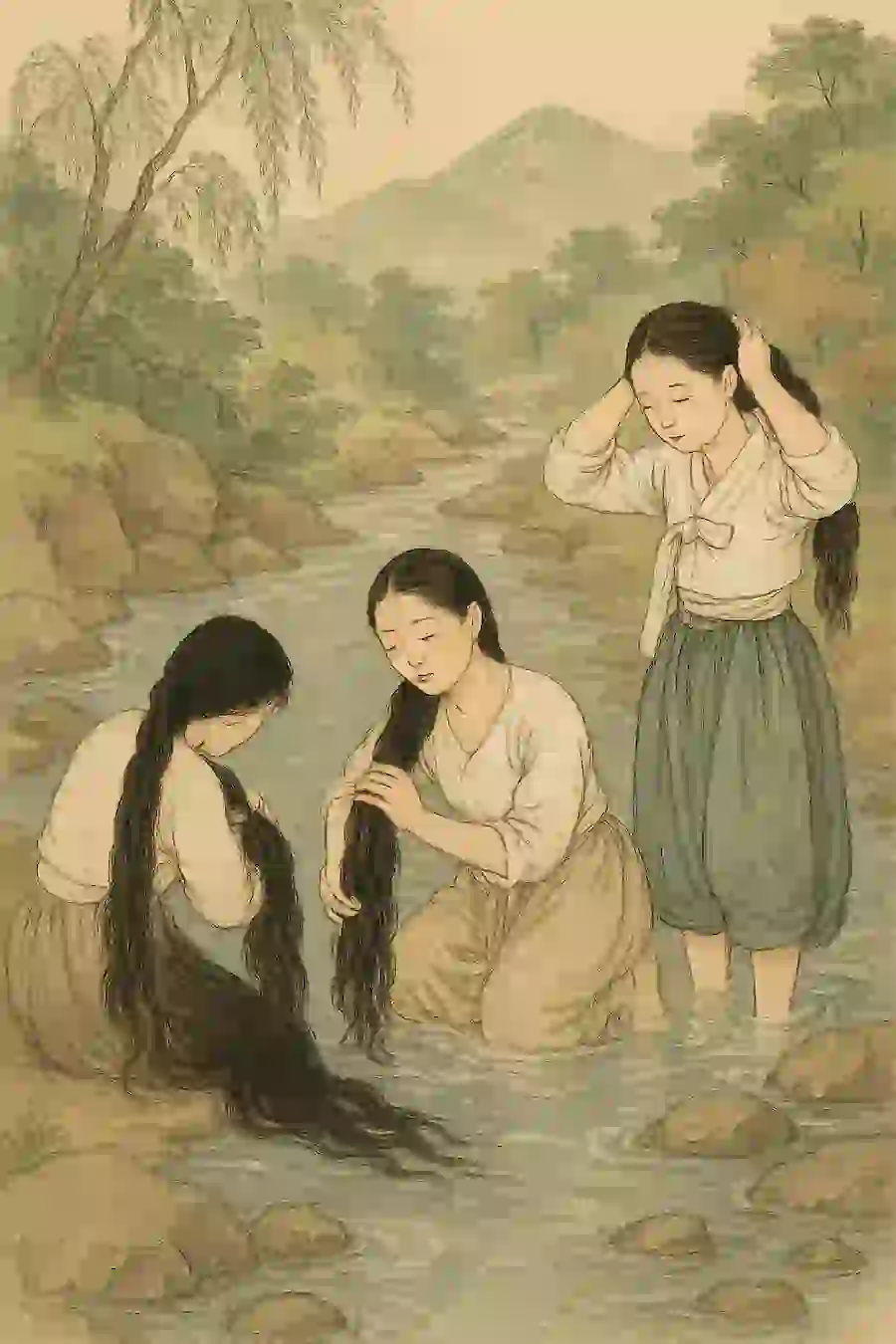 유두절(流頭節), 계곡에서 머리 감는 날