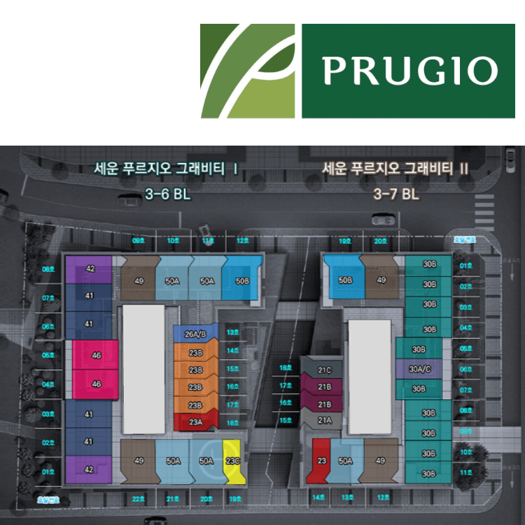 세운 푸르지오 헤리시티 단지 배치도 1