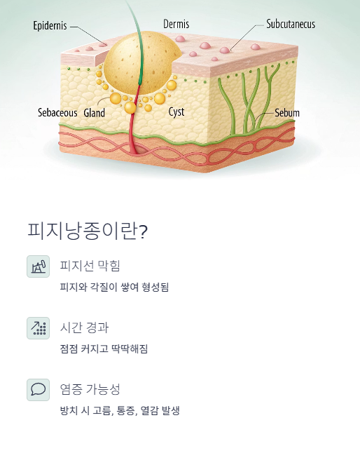 피지낭종이란?