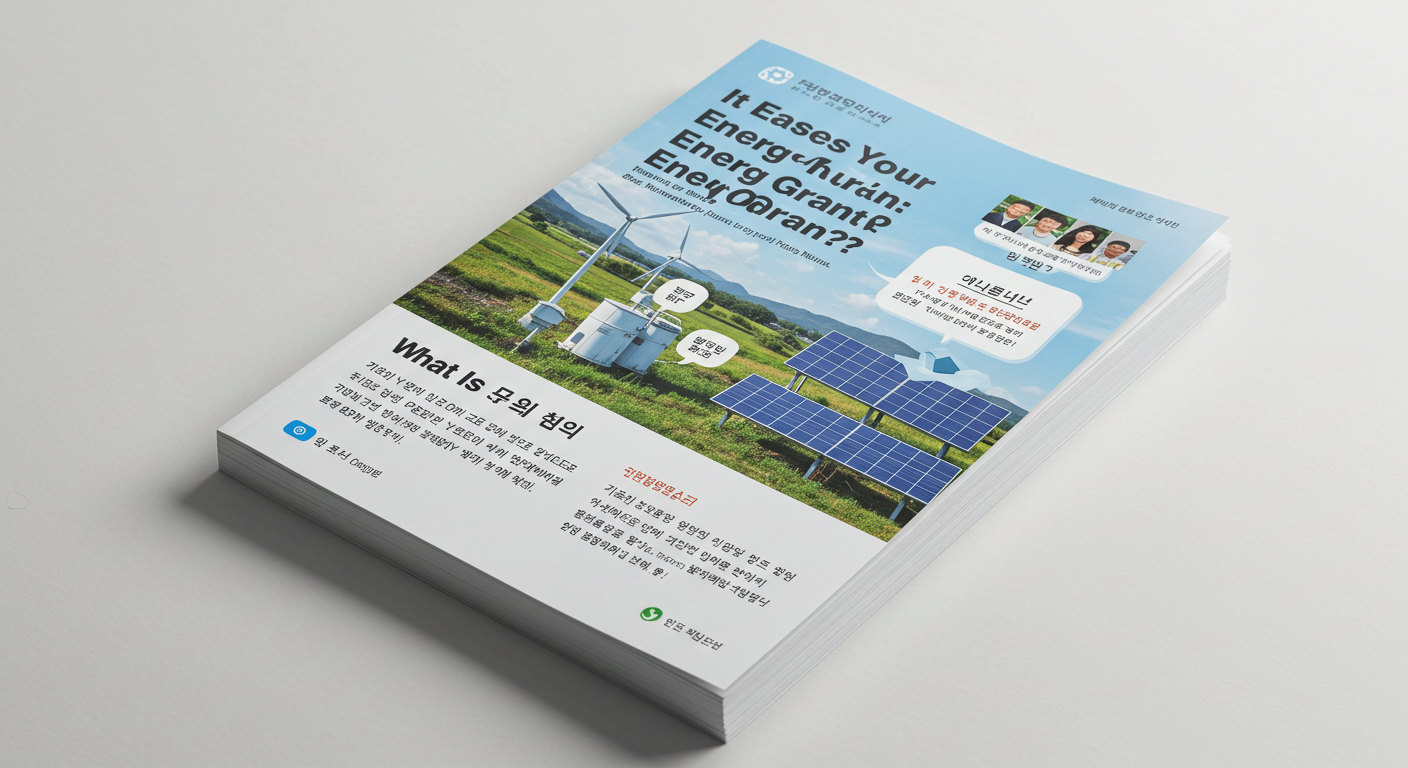 여러분의 에너지 부담을 덜어드립니다: 파주시 에너지 지원금이란?