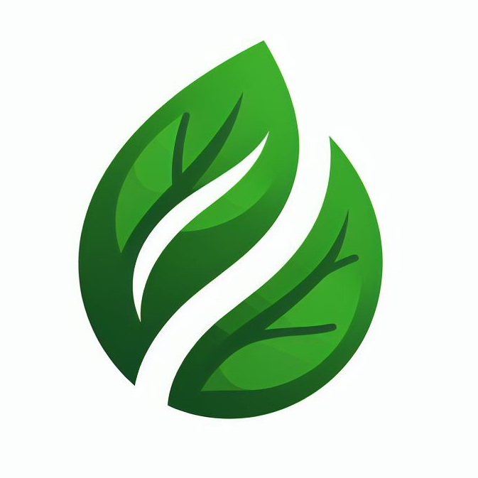녹색 잎 로고 2