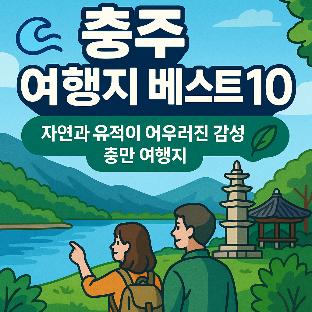 충주 가볼만한곳 베스트10