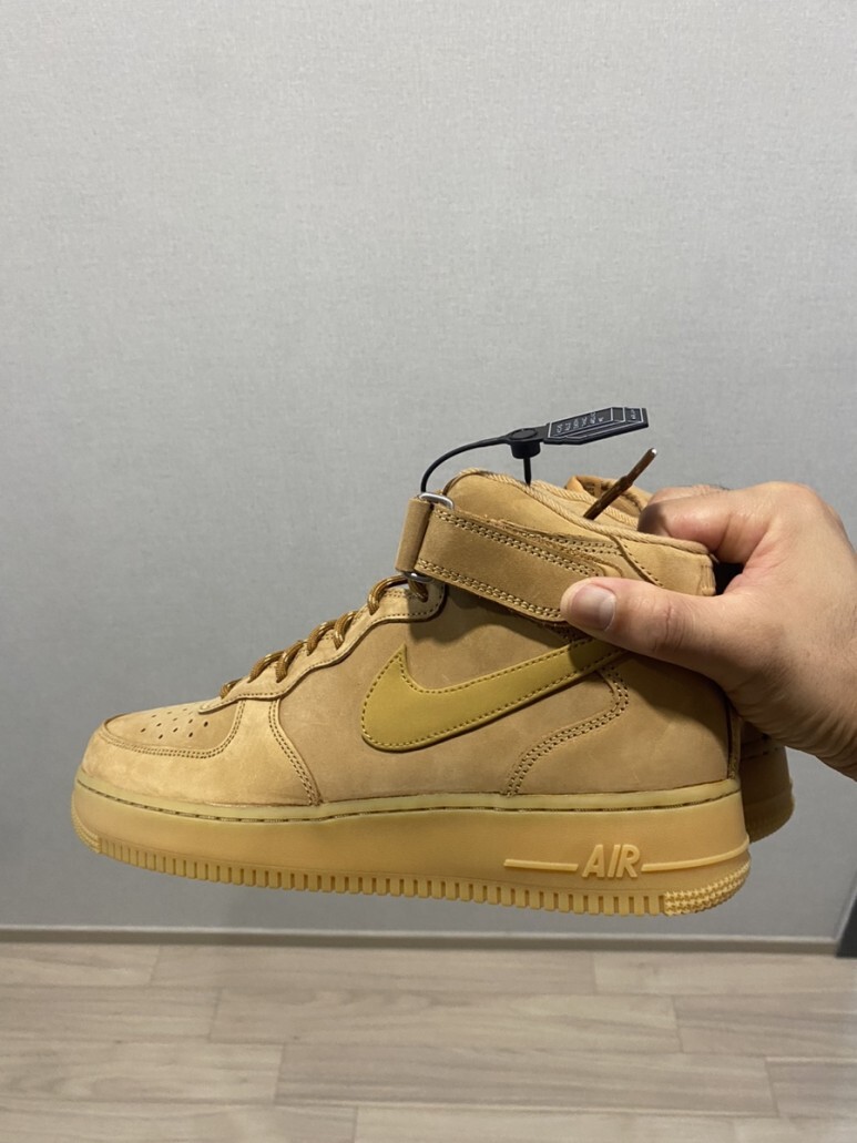 나이키 에어포스 1 미드 된장 '07 WB FLAX, Nike Air Force 1 Mid '07 WB Flax 된장에어포스 에어포된장 에어포스된장미드 된장에어포스미드