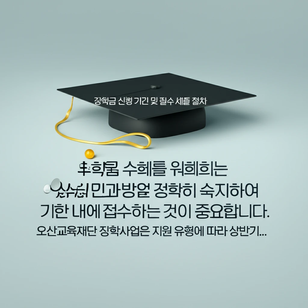 오산교육재단 장학금 2025 우수 인..