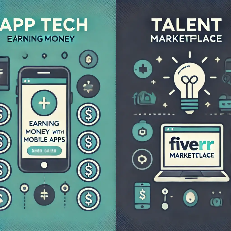 앱테크 vs 재능마켓, 한 달 실전 비교! 당신에게 맞는 부업 찾기