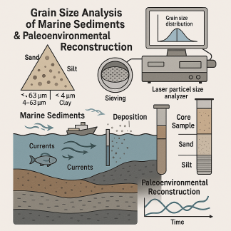 해양퇴적물의 입도 분석과 고환경 복원 기법: 해양 기록 해석의 지질학적 접근