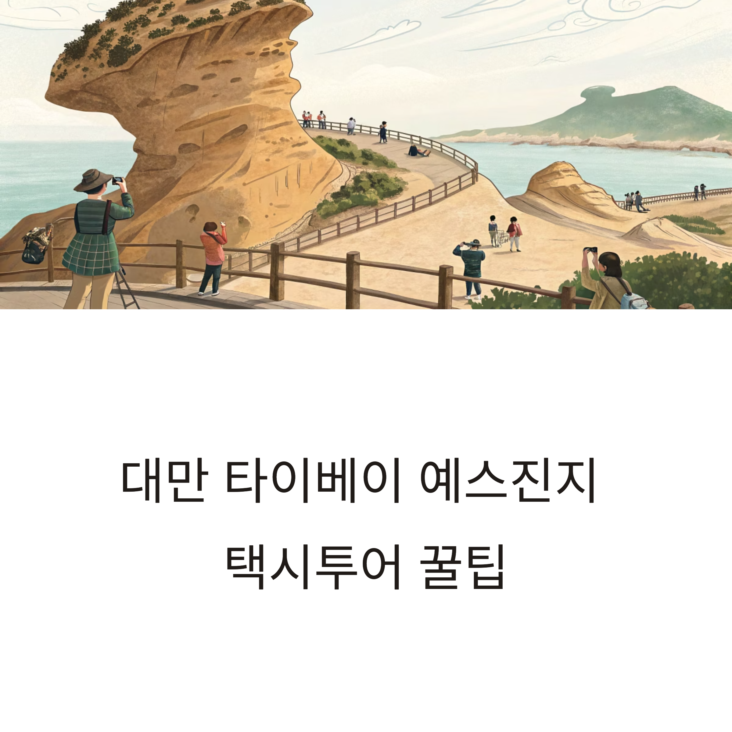 대만 타이베이 예스진지 택시투어