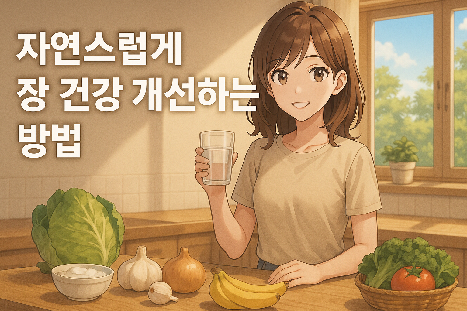 장 건강 자연 회복, 생활 속에서 장이 편해지는 습관 변화