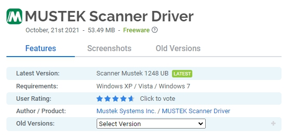 MUSTEK-Scanner-Driver