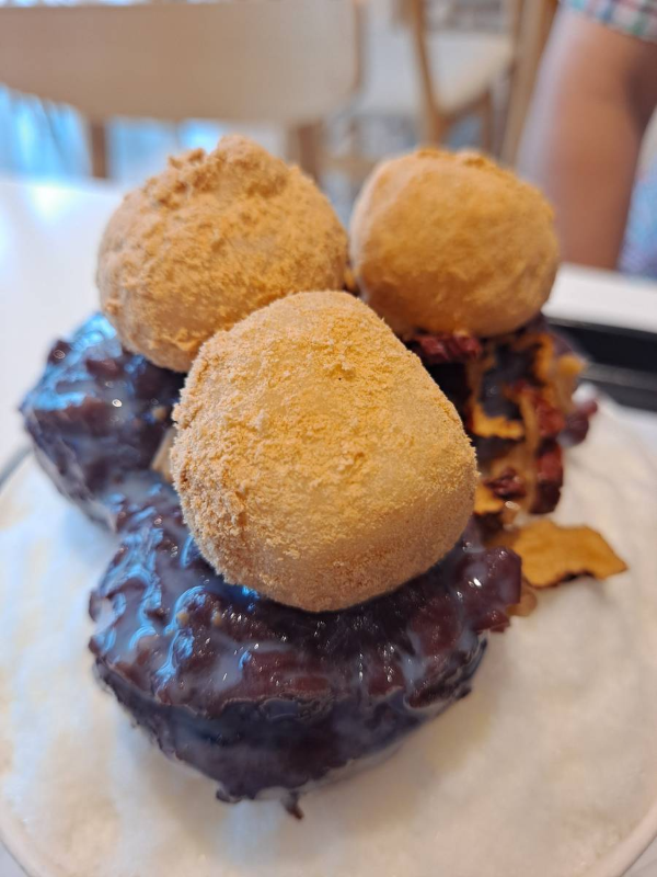 안스 팥빙수 비주얼