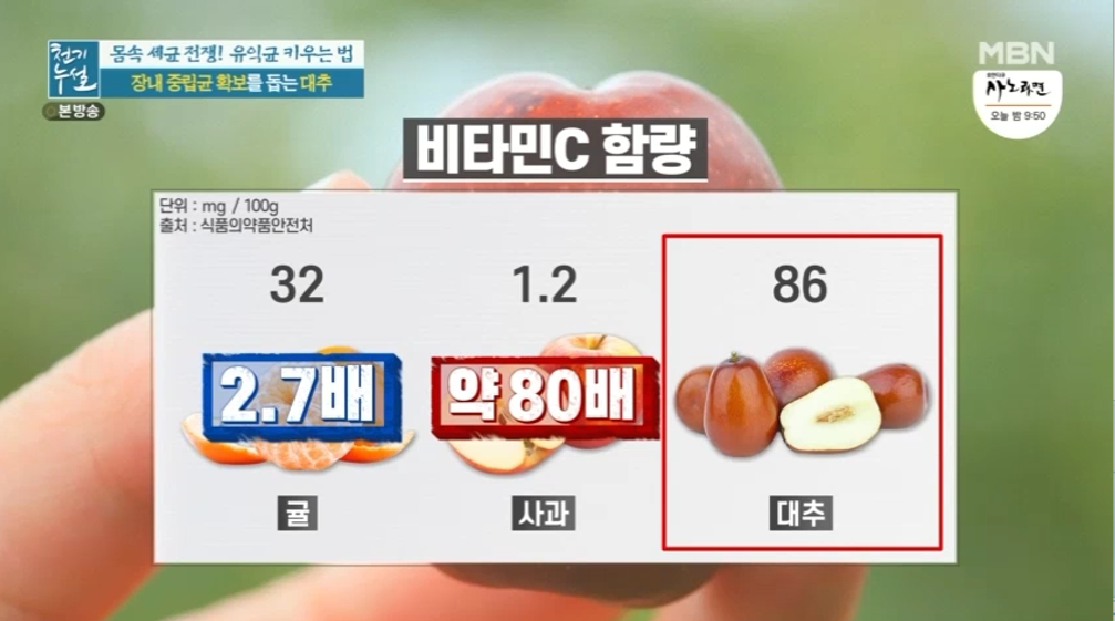 대추 사과대추 효능 대추차 생대추 건대추 고르는법 칼로리 보관법