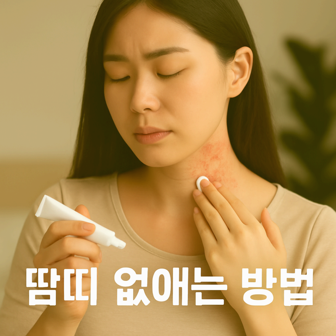 땀띠 없애려면 무엇보다 ‘땀 차단’이 우선입니다.