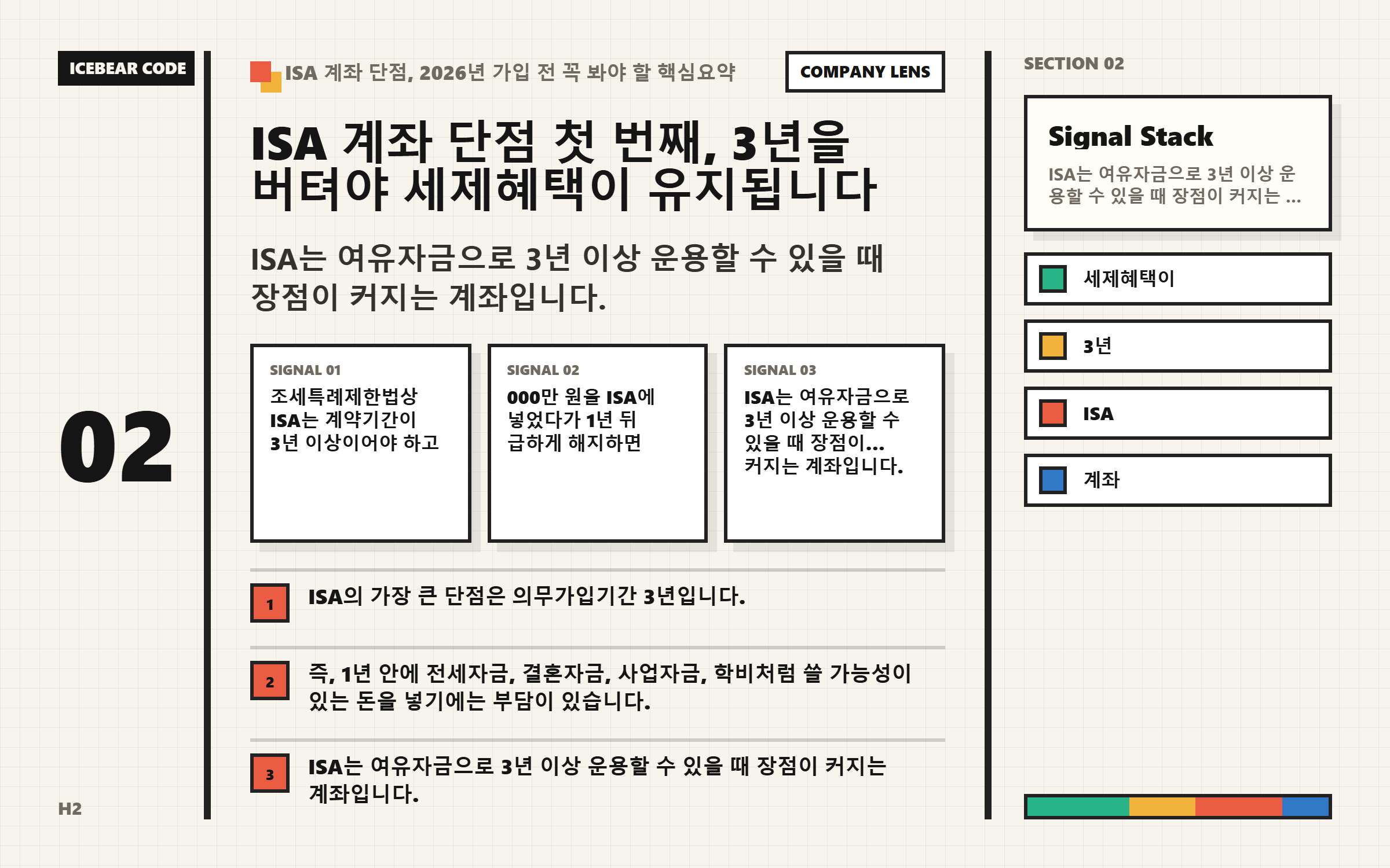 isa 계좌 단점 첫 번째 3년을 버텨야 세제혜택이 유지됩니다 본문 이해를 돕는 이미지