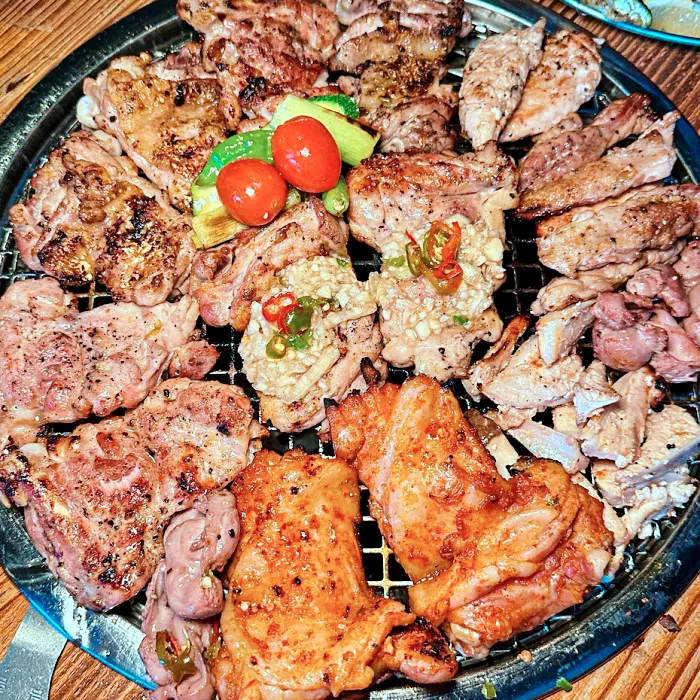 고기서만나 강남, 압구정 로데오 닭고기 염통, 근위, 연골, 안심, 목살, 사이소금 허벅지살 맛집