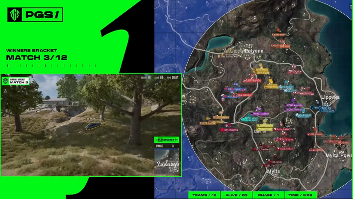 이번 대회에서 유독 자주 나온 벌목장 지형의 서클