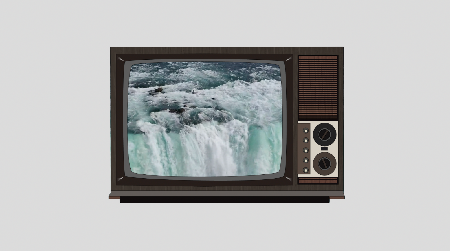 마스크를 씌운 모습