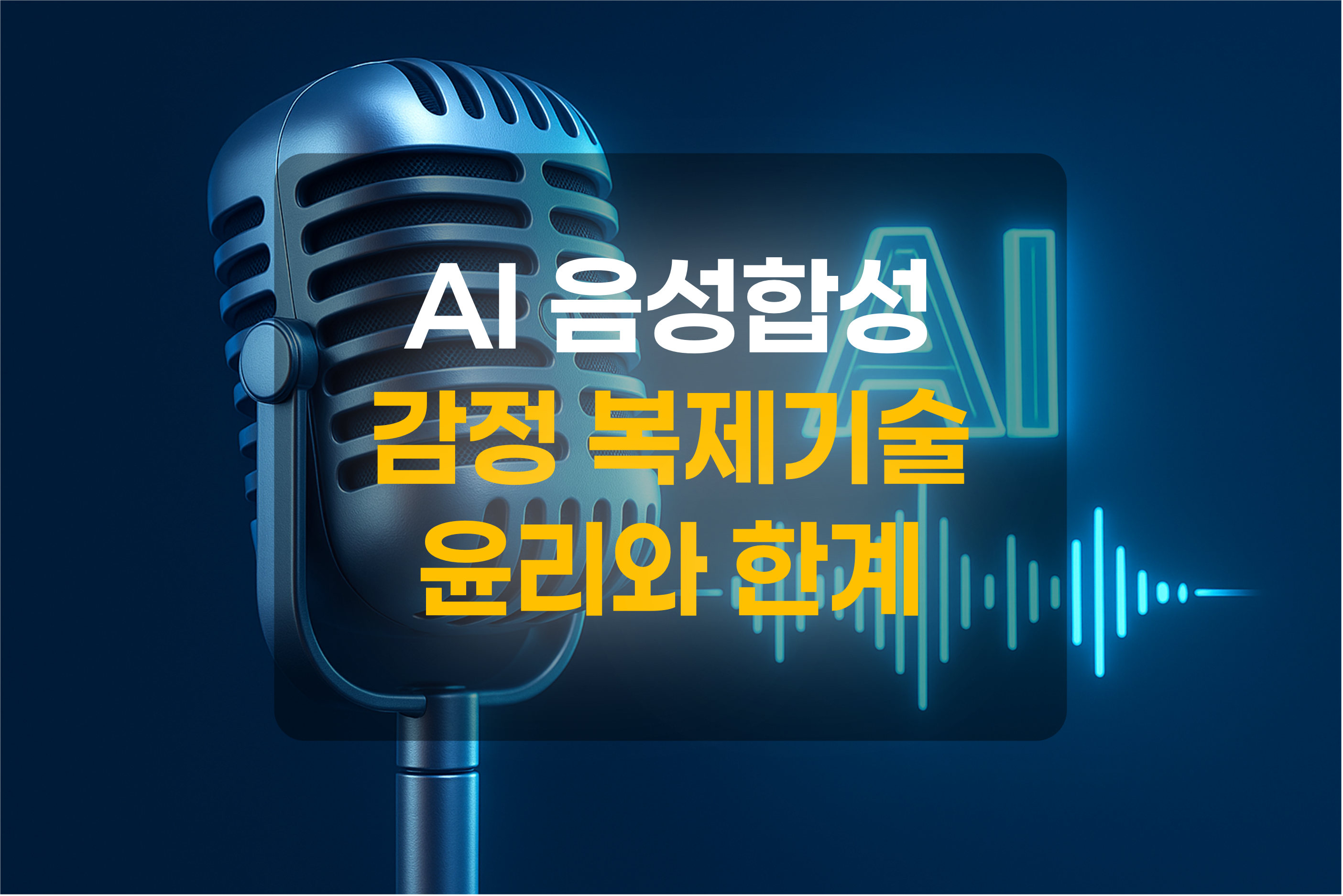 AI음성합성을 표현한 그림