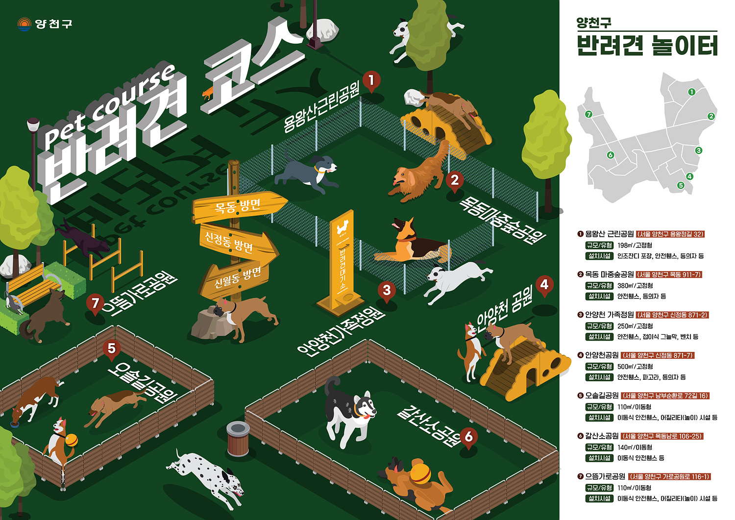 양천구 반려견 놀이터 위치 시설 주소