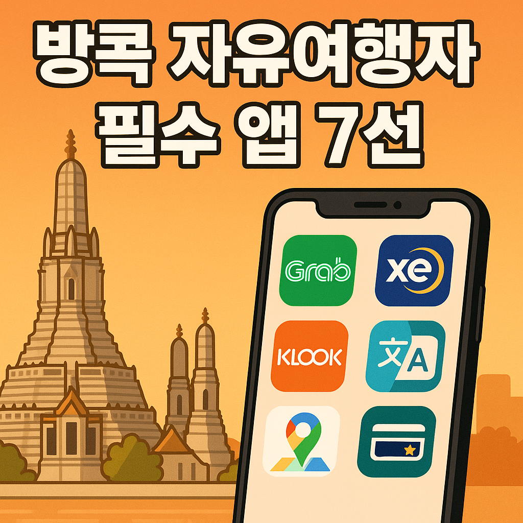 방콕 자유여행자 필수 앱