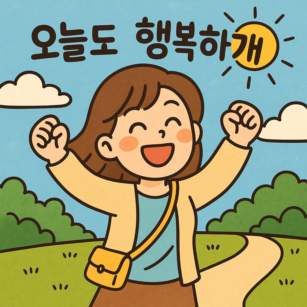 꾸준함의 진짜 의미를 배운 후 내면적 행복함을 느낀 이미지 사진