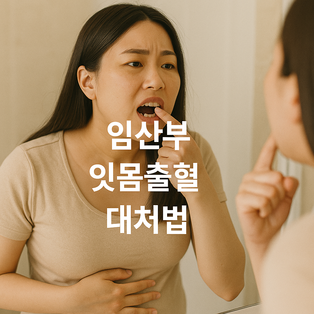 임신 중 양치만 해도 피나요🩸 임산부 잇몸 출혈 원인과 관리법