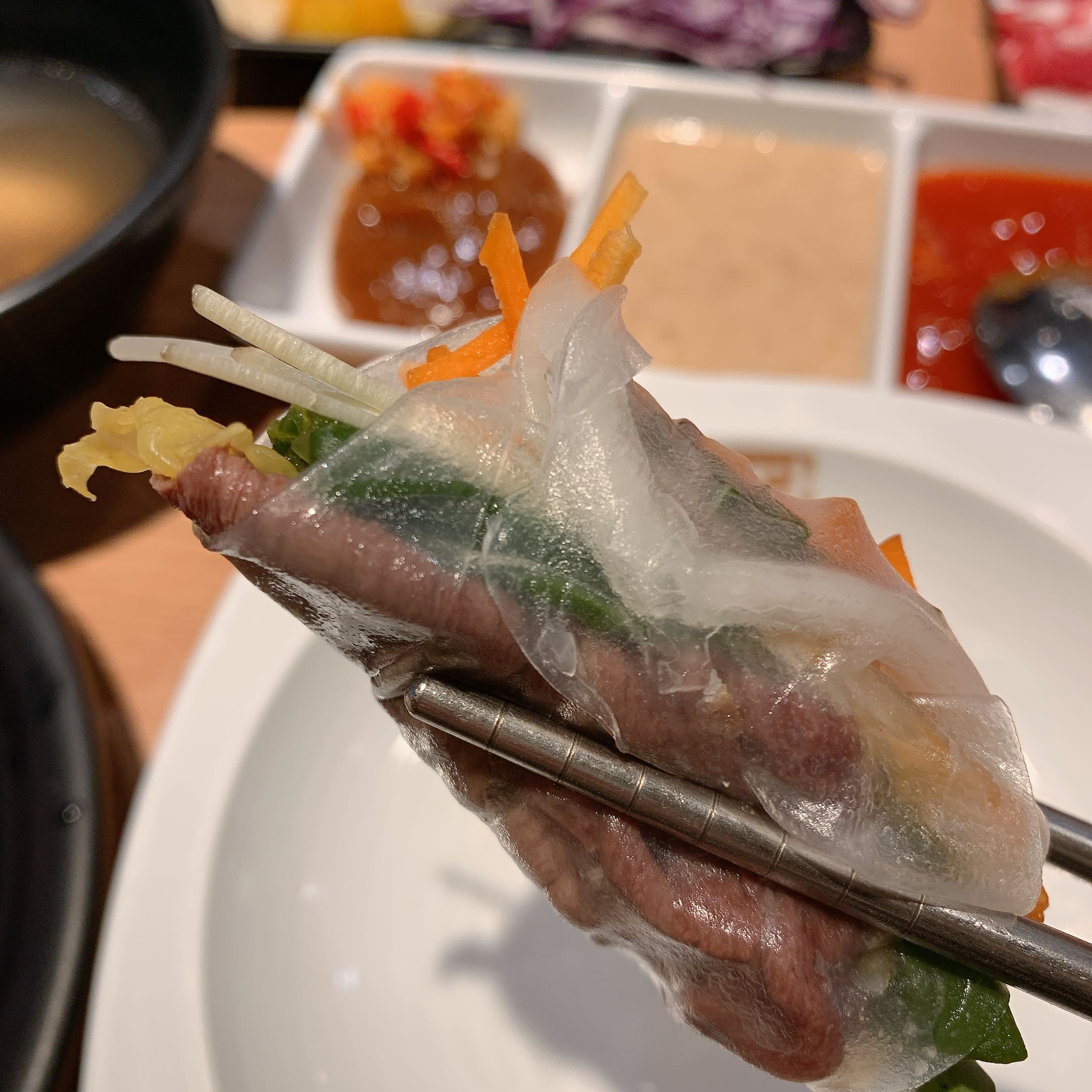 채선당 월남쌈 한 쌈