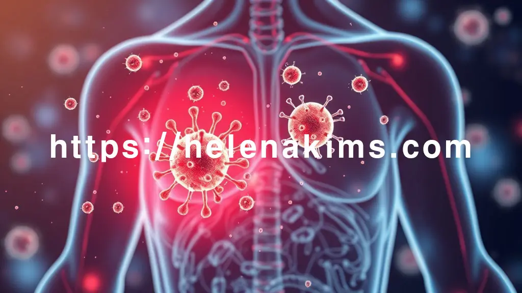 깨끗하고 과학적인 인체 내부 배경에, 아연과 셀레늄을 상징하는 미세하고 빛나는 미네랄 입자들이 유기적으로 부유 하는 이미지.