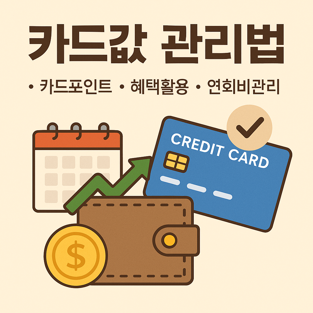 카드값 관리법 이미지