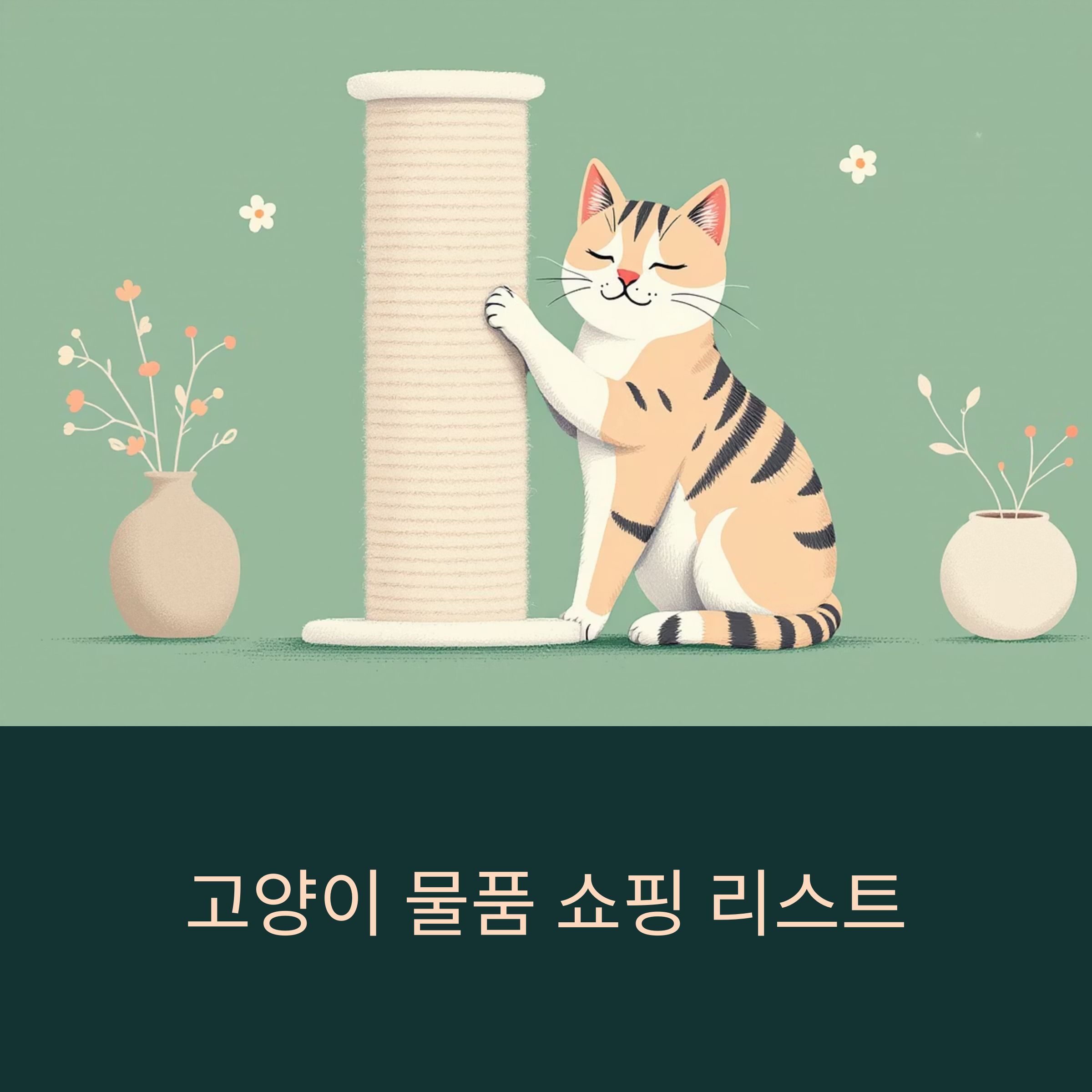 고양이 물품 쇼핑 리스트