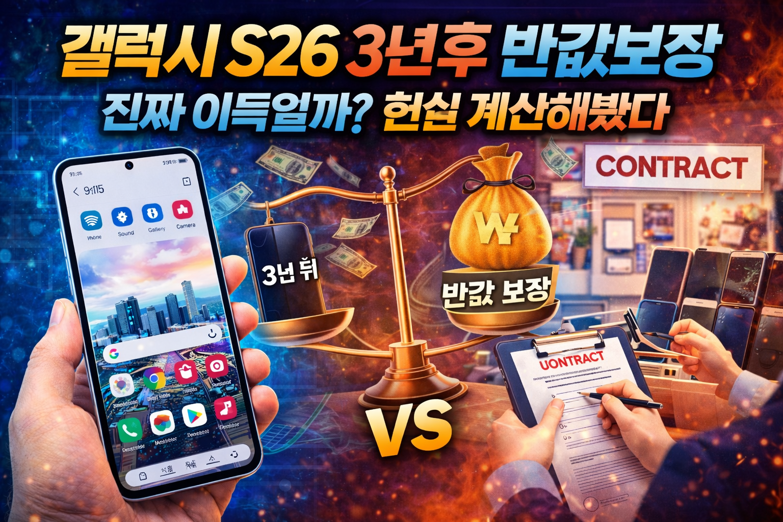 갤럭시 S26 3년후 반값보장 현실